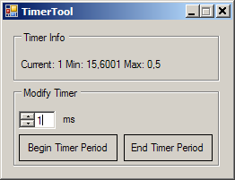what does timer resolution do