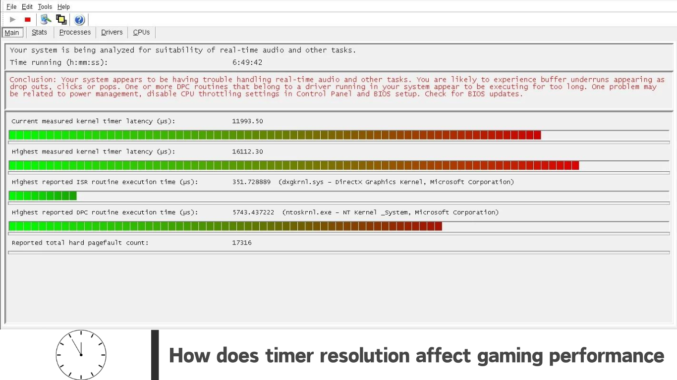 How does timer resolution affect gaming performance